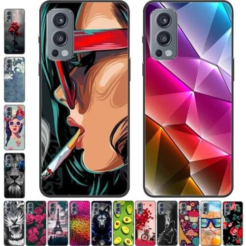 For OnePlus Nord2 5G Case Phone Cover Soft Silicone Back Case for OnePlus Nord 2 5G Phone Cases for One Plus Nord 2 Capa Shell