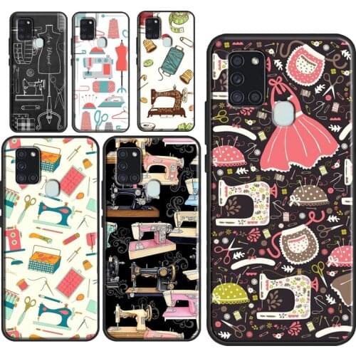 Sewing Machine Case For Samsung A71 A51 A31 A41 A11 A10 A02 S A30 A50 A70 A21S A20e A12 A32 A42 A52 A72