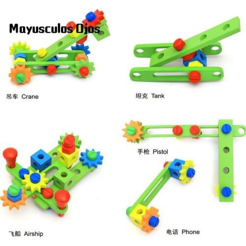 Wooden Nut Combination Tool Box Childrens Hands-on Disassembly Of Early Education Educational Toys