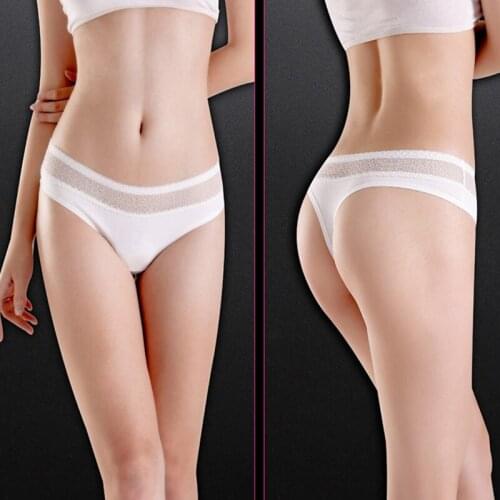 Womens Panties Thong Thong Cotton Underwear Sexy Panties Womens Panties Solid Color Panties Underwear