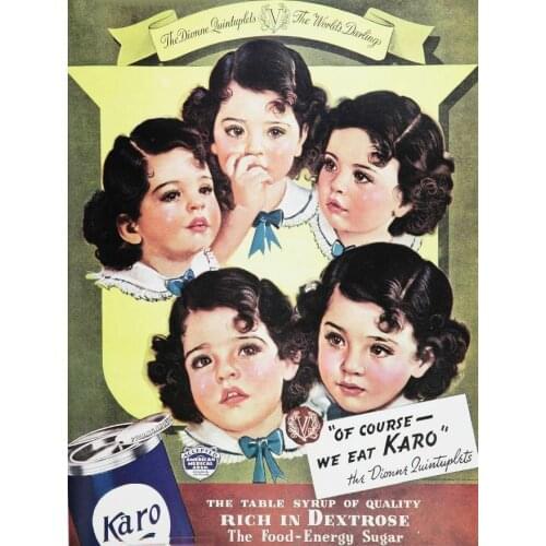 KARAO SYRUP OLD ADVERT METAL TIN SIGN POSTER WALL PLAQUE