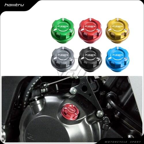 Motorcycle Engine Oil Cap Bolt Screw Filler Cover Case for Honda CBR900RR Fire Blade 2000-2003