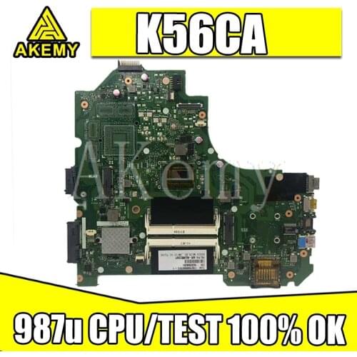K56CA Motherboard 987U For Asus S56C S56CM K56CA K56CM S550C S550CM K56CB laptop Motherboard K56CM Mainboard K56CM Motherboard