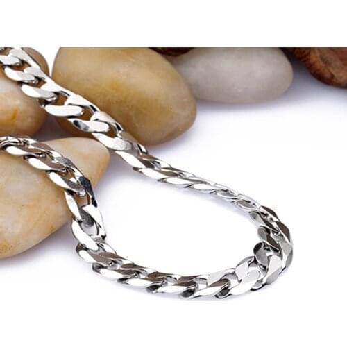 Male necklace cuban link chain on neck chain for men jewelry on the neck Womens choker couple chain on neck 2020 Accessories