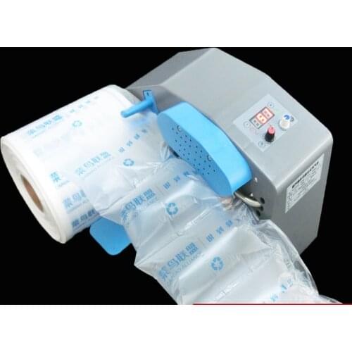 Buffer Air Cushion Machine 110V/220V 200WAdjustable Bubble Bag Continuous Automatic Inflatable Machine With 2 Roll film