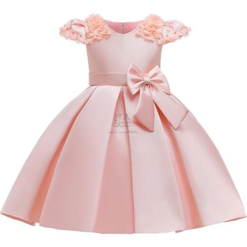 Princess Flower Girl Dress Summer Tutu Wedding Birthday Party Kids Dresses For Girls Childrens Costume Party Gown Prom Designs