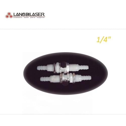 Size : 1/4 inch , water connector for IPL handle , Coupling&Fittings hose quick connector for Plastic Tubing , speed connector