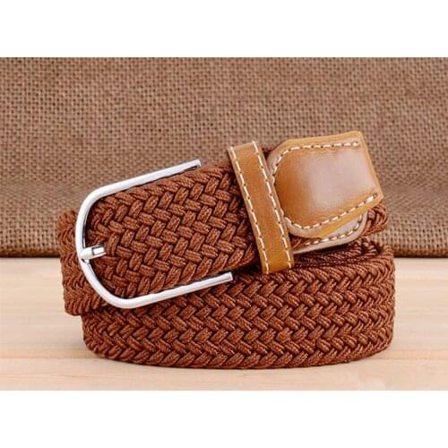 2015 Hot Mens Designer Belts Ceinture Homme Solid Braided Belt With Pin Buckle Luxury Casual Belts Men High Quality For Men