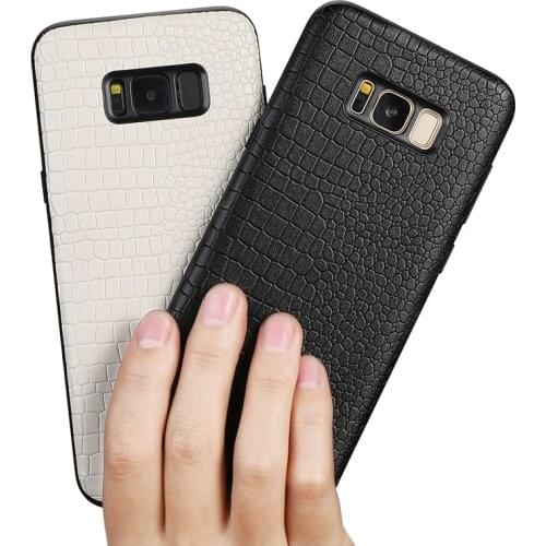 Luxury Genuine Leather All inclusive phone case for Samsung Galaxy S10 S8 S8plus S7 S9 S9plus Note 10 9 a50 a70 30 a8 a7 2018