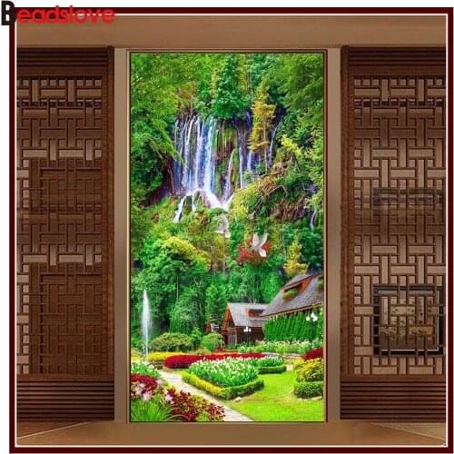 DIY Diamond Embroidery Full Drills Diamond Farm garden landscape Full rhinestone 5D Diamond painting cross stitch,needlework