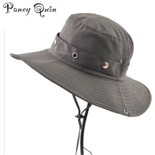 Sun hats for men women fisherman hats man summer Anti ultraviolet sunshade hats cap Hiking basin summer bucket cowboy hat cap
