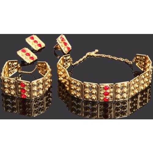 Gold Ethiopian africJewelry sets Chokers Necklace Mergaf Rromo Ethiopia Jewelry Ethnic Tribal Amulet bridal Wedding jewelry Set