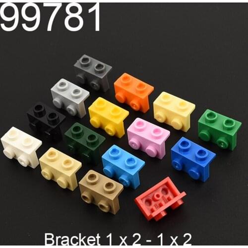 10PCS 99781 Bracket 1 x 2 - 1 x 2 Building block accessories parts MOC DIY Education Build Toys Brick