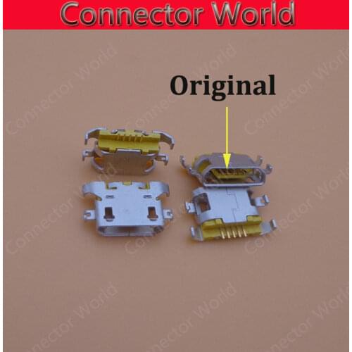 100pcs/lot mobile micro mini usb jack socket connector parts for Lenovo A800 S880 P780 A820 P770 S920 a670t P708 S850E S696