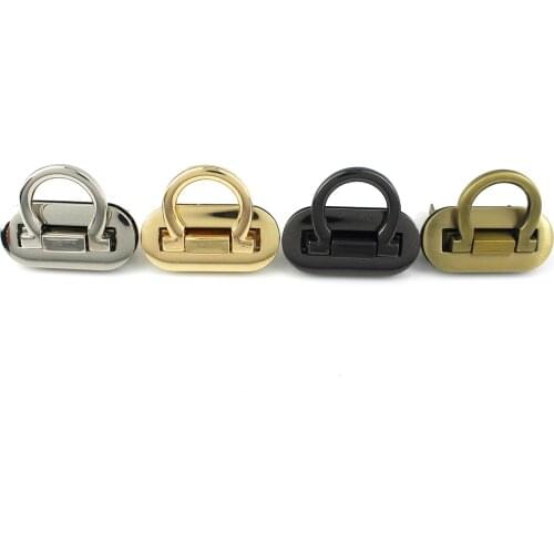 1x Metal Bag Folding Lock Oval Shape Clasp Closure Catch Buckles Leather Craft Women Bag Purse Handbag Accessories 42mm(1-5/8")