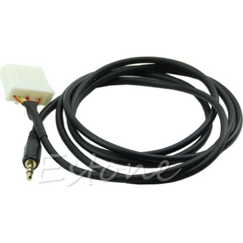 3.5mm Mini Jack AUX Audio Player Earphone Input Cable Adapter For Mazda 2 3 5 6