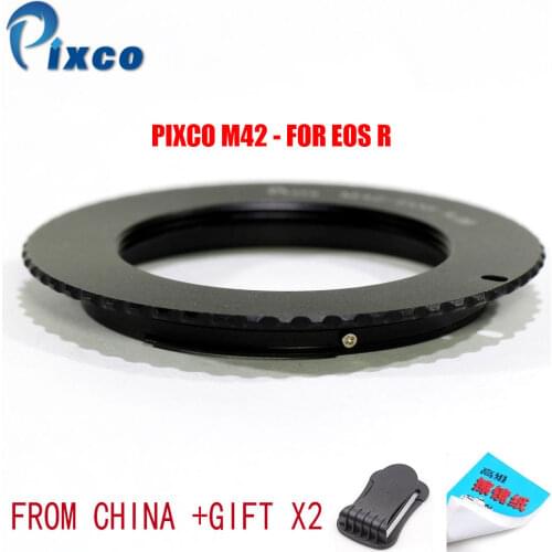 Pixco Lens Adapter for M42 - EOS .R Ultra-slim Lens Mount Adapter Ringfor M42 Lens to Canon EOS R Camera