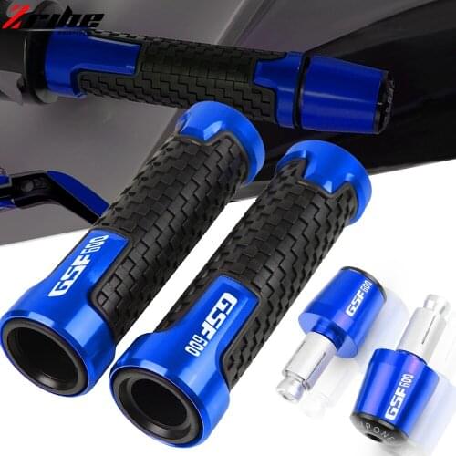 FOR SUZUKI GSF600 GSF600S GSF 600 600S BANDIT 1995-2015 Motorcycle 7/8" 22mm CNC Handlebar Hand Grips Handle Bar Cap Ends Plug