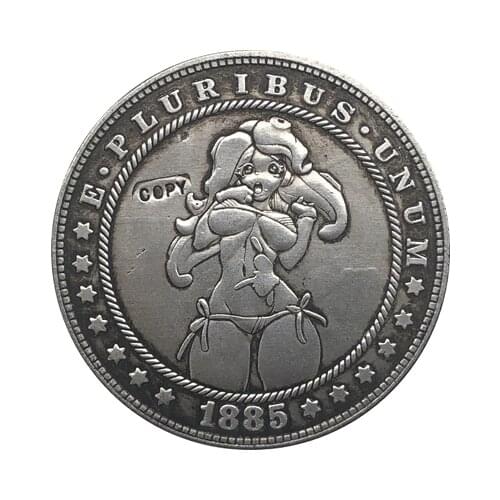 Hobo Nickel 1885 USA Morgan Dollar COIN COPY Type 131