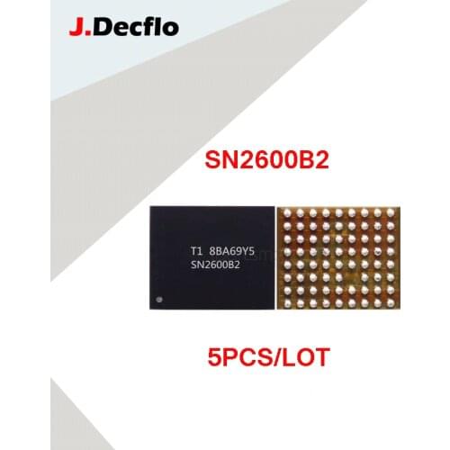 JDecflo 5pcs/lot IC Tigris SN2600 Replacement Part Original SN2600B1 SN2600B2 U3300 Charging Charger Chip For iPhone XS MAX XR