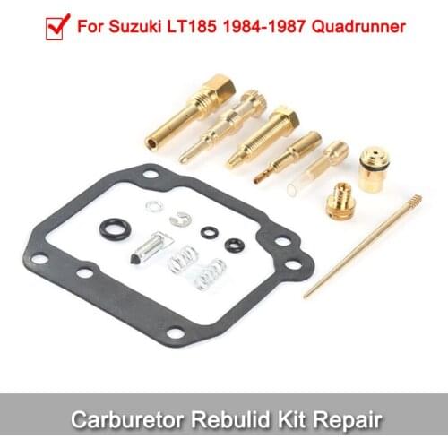 Carburetor Carb Rebuild Kit Repair for Suzuki LT185 1984-1987 Quadrunner
