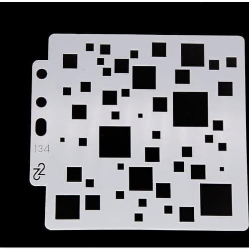 Square Layering Stencils for Diy scrapbook/photo album Decorative Embossing coloring,painting stencil,home decor