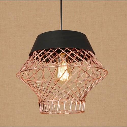 Loft Style Simple Iron Droplight Industrial Vintage LED Pendant Light Fixtures For Dining Room HangingLamp Home Lighting