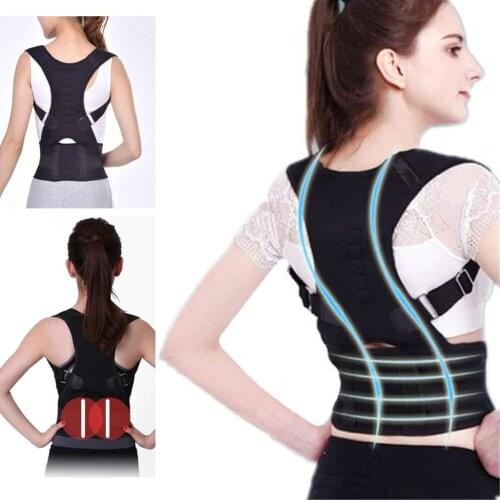 Magnetic Therapy Relieve Pain Posture Corrector Belt Back Straightener Lower Back Support Brace Orthopedic Corset Men Women