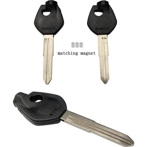 For Suzuki AN250 AN400 AN650 Burgman Magnetic Sj50 V125G V125S V50 60 AG50 Motorcycle Blade Blank Key magnet Anti-theft