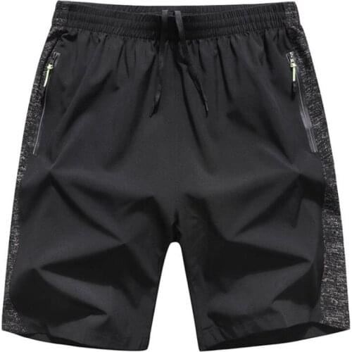 Mens Clothing Summer Large Size Shorts Quick Breathable Male Zip Plus Size 8XL Men Summer Sandy beach Shorts