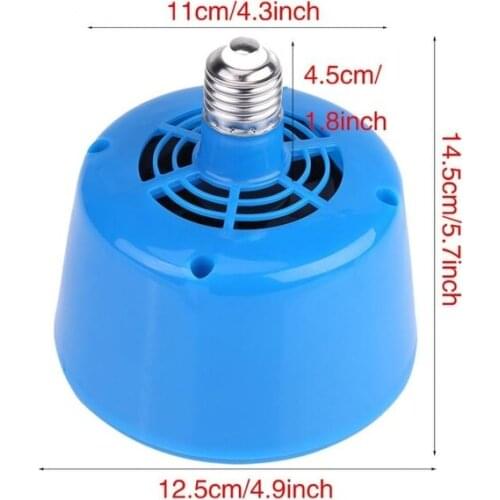 220V Cultivation Heating Lamp Thermostat Fan Heater for Chicken Pigs Egg Incubators HFing