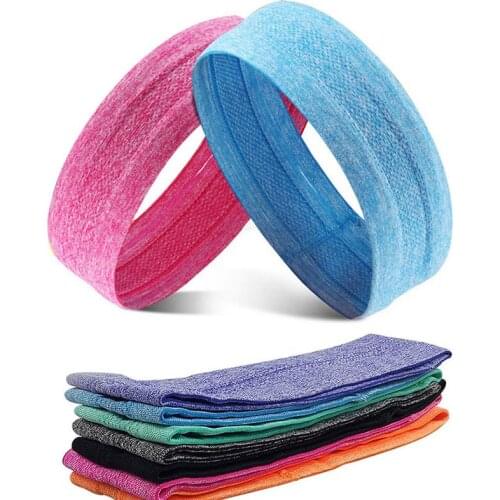 Unisex Professional Running Sweatband Non-slip Breathable Moisture Wicking Headband For Fitness Workout Yoga Tennis Sports