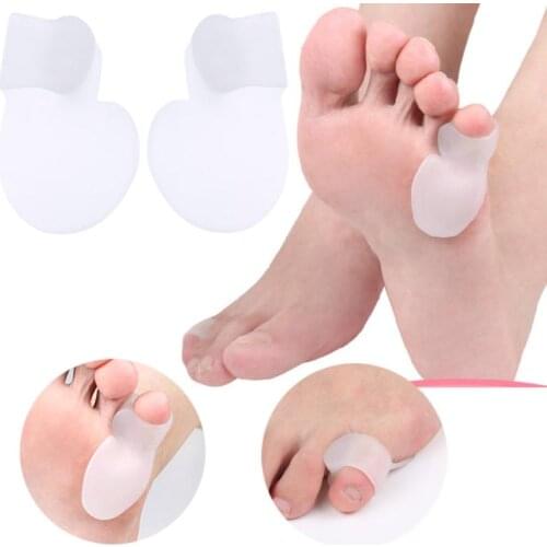 1pair Feet Braces Supports Pedicure Orthopedic Braces To Correct Daily Sliicone Toe Small Bone Foot Care Hallux Valgus