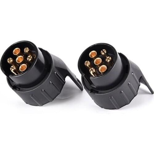 1Pc 12V DC 13 Pin To 7 Pin Plug Adapter Car Trailer Truck Caravan Towbar Socket Converter