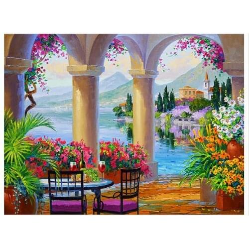 Custom photo wallpaper 3d wall murals Mediterranean amorous feelings of mural hotel, sitting room, club tv wall paper home decor