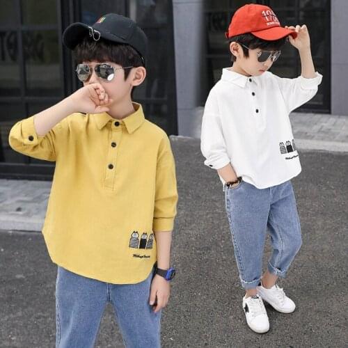 Lovely Spring Summer Childrens Clothes Suit Baby Boys Blouse + Pants 2pcs/Set Teenage Top Sport Costume For Kids Streetwear