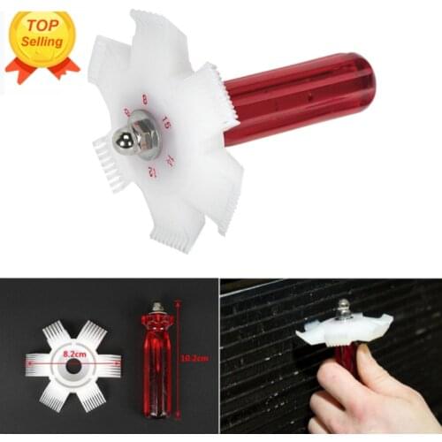 Radiator comb Car cleaning tools Air-conditioning Radiator Cleaner auto detailing brush Evaporator Condenser Rake car wash