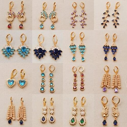 Drop Heart Earrings Jewelry for Womens Earrings Waterdrop Earrings Zircon Wedding Jewelry Accessories Accessories