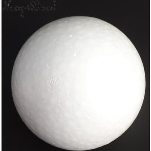 MagiDeal 2 Piece Modelling Polystyrene Styrofoam Foam Ball White Craft Balls for Wedding Home Party Flower Decor 200 & 250 mm