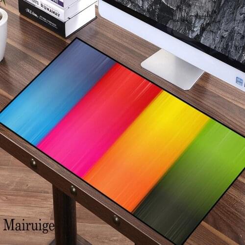 Creative Color Pattern Cute Mouse Pad Gamer Computer Keyboard Table Mat Gaming Mousepad XL Lockedge Desk Mat Gaming Accessories