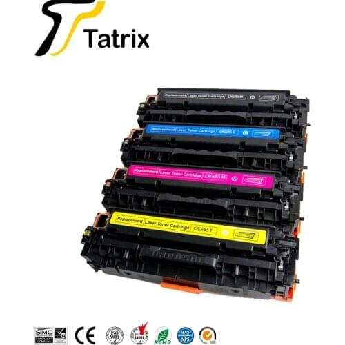 Tatrix CRG055 CRG-055 Premium Compatible Laser Color Toner Cartridge 055 for Canon LBP664C LBP662C LBP661C Printer