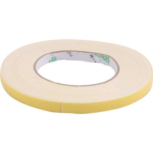 Uxcell 10mm Width 1mm Thickness EVA Single Side Sponge Foam Tape 10 Meters Length White, Yellow 1PCS Hot Sale