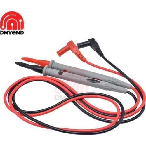 1 Pair Probe Multimeter Test Lead 1000v 10A Wire Pen Cable For Digital Meter Needle Tip Meter Needles Test Leads multimetro