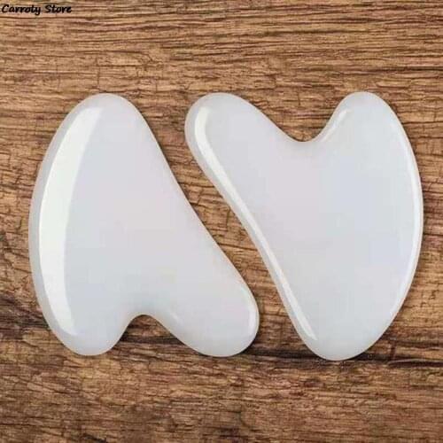 1pc Heart Shape SPA Massage Beeswax Gua sha Scraping Massage Scraper Face Massager Acupuncture Guasha Board Massager for face