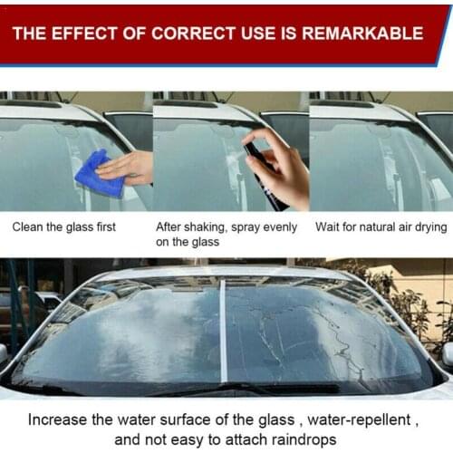 1pc Waterproof and rainproof spray Car Cleaning Rainproof Anti Coating Nano Window Auto Waterproof Hydrophobic Fog Cleaner Y4J5