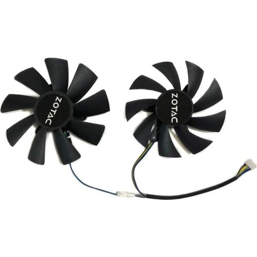 100MM GAA8S2U 87MM GA92S2H 4Pin GPU Cooler Fan For ZOTAC GTX 1080 Ti MINI HA 1070 Ti MINI Dual Graphic Card Cooling Fan