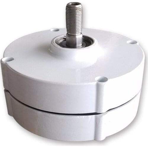 100W 750RPM 12V 24V rare earth permanent magnet wind turbine generator alternator + rectifier ( convert AC to DC)