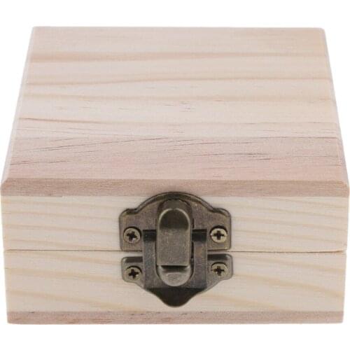 2 Slots Essential Oil Storage Box Wooden Case Container Hold 15ml Oil Bottle