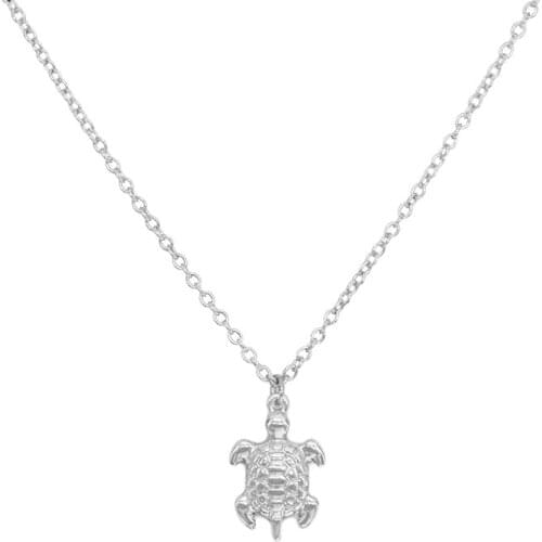 American Hot Style Deserve To Act The Role of New Big Tortoise Necklace Gold-plated Pendant Necklace Friend Gift