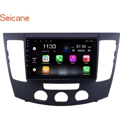 Seicane Android 10.0 Car Stereo Player for 2009 Hyundai Sonata Manual A/C with 9 inch GPS Navi Radio Support Rear Camera TPMS
